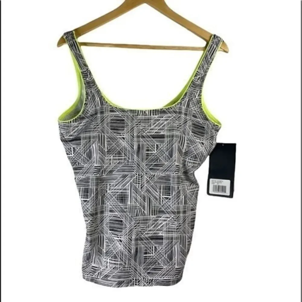 Spyder Tankini Top Black XL UPF 30